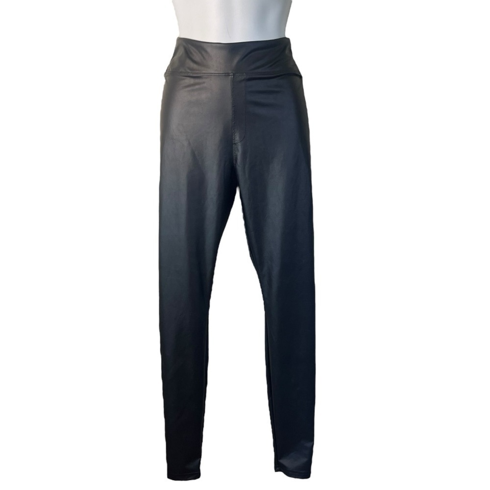Offline by Aerie faux leather black leggings - EUC size M